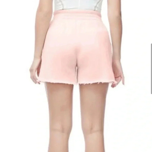 Good American the high waist sweat short blush pink size small - Picture 2 of 12